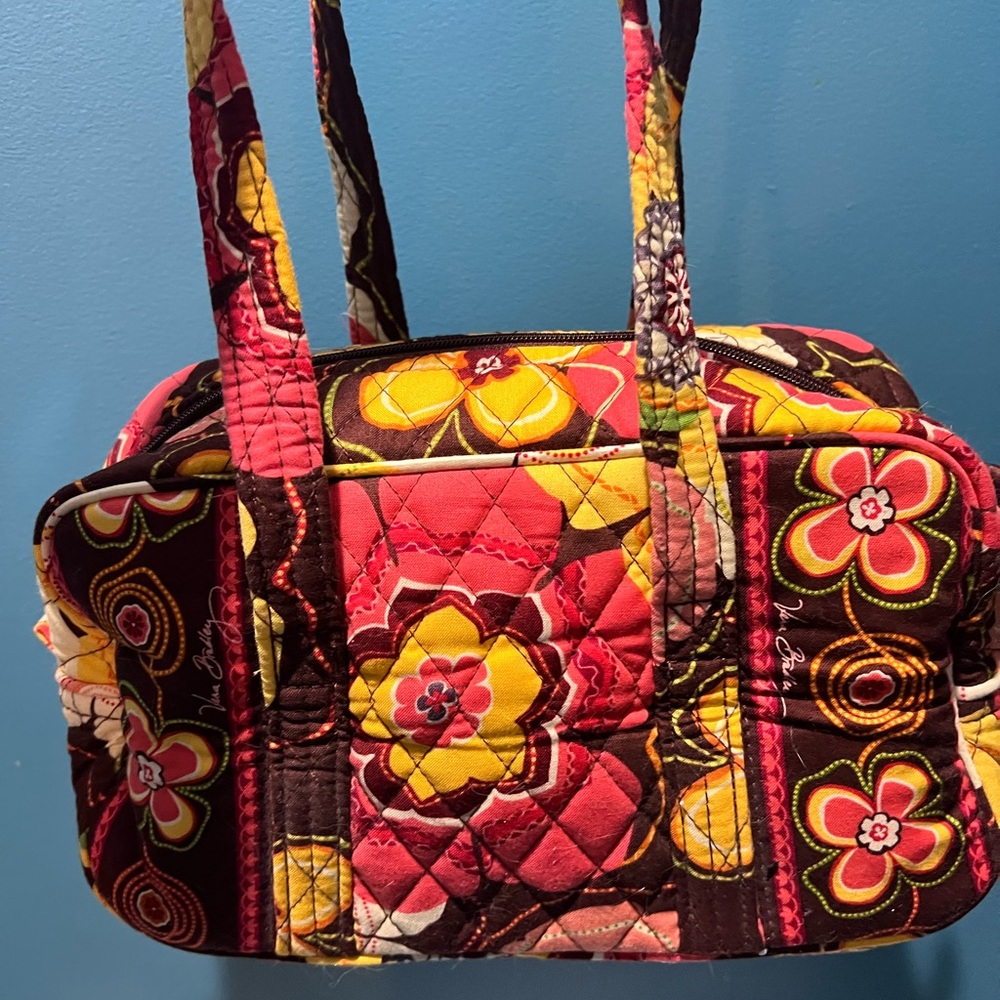 Vera Bradley quilted mini duffel Buttercup (likely)
